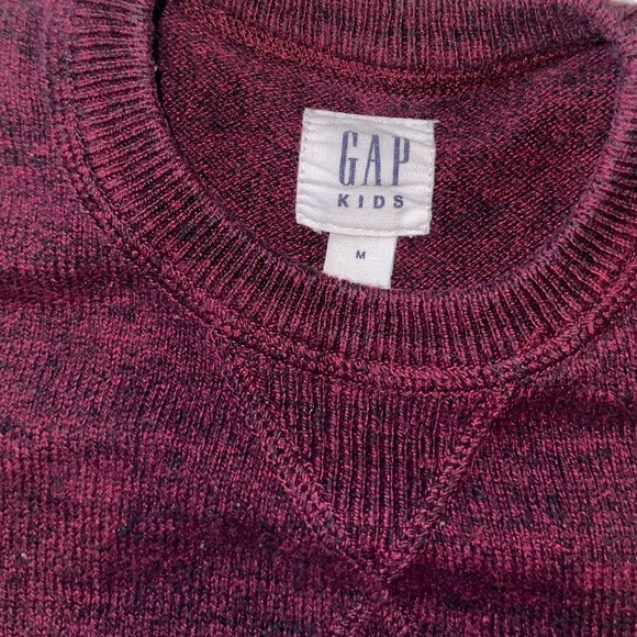 Gap Marl Crewneck Maroon Sweater - Picture 2 of 2